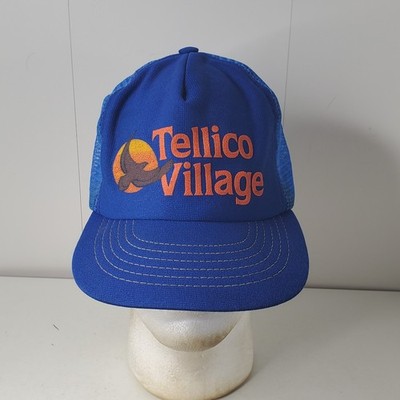 Vintage Tellico Village Residential Community Tennessee Lake Trucker Hat Cap