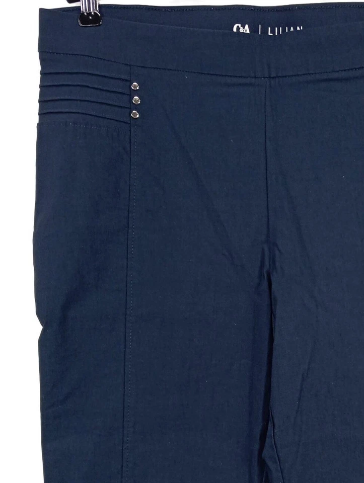 C&A Pantalón tobillero Mujeres Pantalón Talla EU 44 azul look casual - Imagen 3 de 4