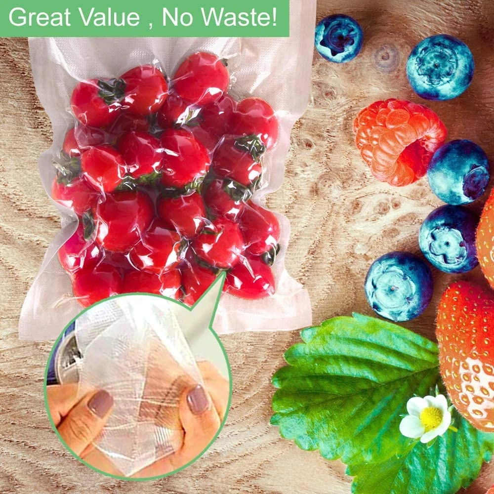 300 Count 6x10 Inch Pint Vacuum Sealer Bags Heavy Duty BPA Free Food Storage Precut