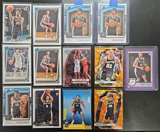 San Antonio Spurs Card Lot - Stephen Castle Tim Duncan Dylan Harper Rookies NBA