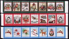 2025 ALA National & Test Design US Christmas Seal Collection, As Required