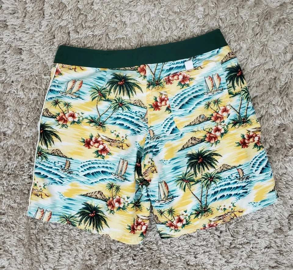 男式美国制造复古 Costa Azul 游泳裤 S 码 — 第 2/4 张图片