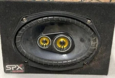 SPX Car Audio 6"x9" rear surround speaker, subwoofer in custom box