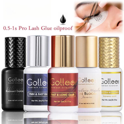 0.5-1S Fast False Lash Adhesives No Odor Eyelash Extensions Glue No Irritation