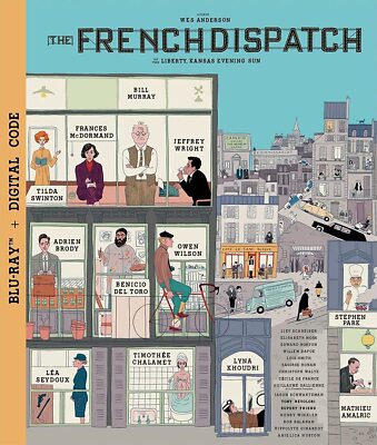 The French Dispatch Blu-ray