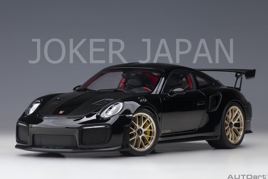 ミニカー AUTOart 1/18 PORSCHE 911 GT2 AUTOart Porsche 911 (991.2) GT2 RS Weissach Package (Black) 78186