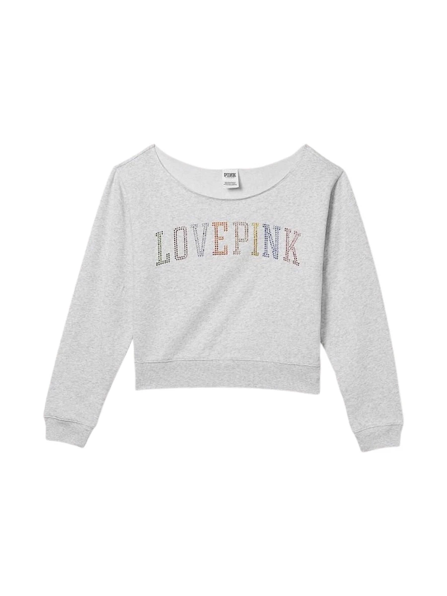 Open neck sweatshirt new arrivals