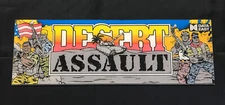 Desert Assault Plexiglass Marquee Data East