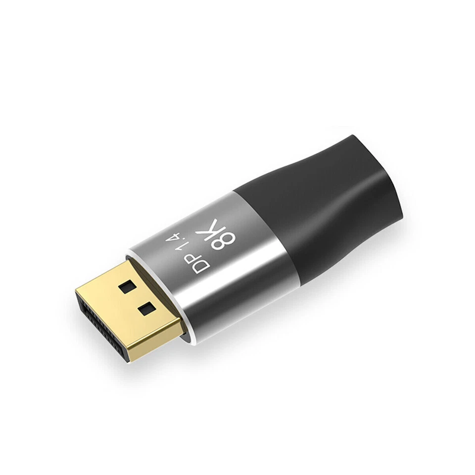 Mini DisplayPort to DP Male 1.4 8K 60hz Female Adapter 4K 144hz Ultra-HD UHD - Image 2 of 4