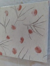 FLORAL 11"X12" POSTBOUD SCRAPBOOK ALBUM WITH 80 HEAVY DUTY PARCHMENT PAGES