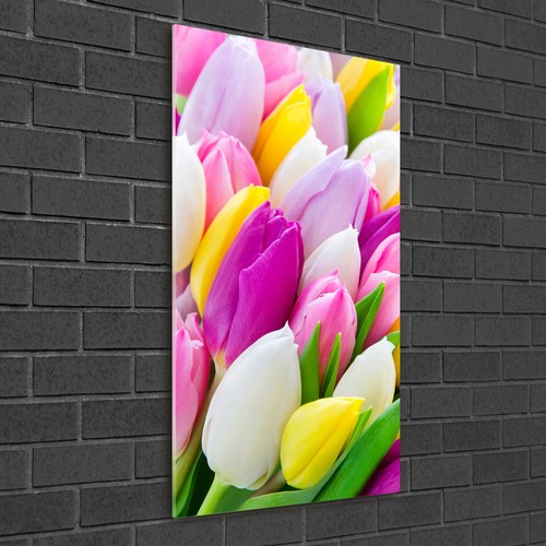 Tableau Moderne Sur Verre Acrylique Tulup 50x100 Cm - Thème Jungle/Fleurs - Neuf