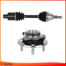 Front CV Axle Shaft Wheel Hub Bearing Kit For RAM 1500 2012 2013 2014-2018 4WD