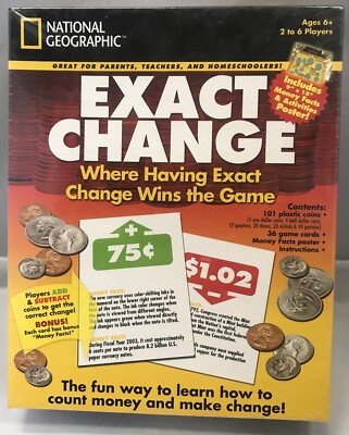 Exact Change Game [072348315542] National Geographic