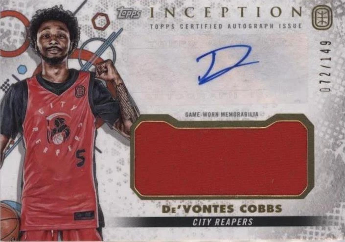 2022-23 Topps Inception OTE Overtime Elite - De'Vontes Cobbs #IARC-DC2