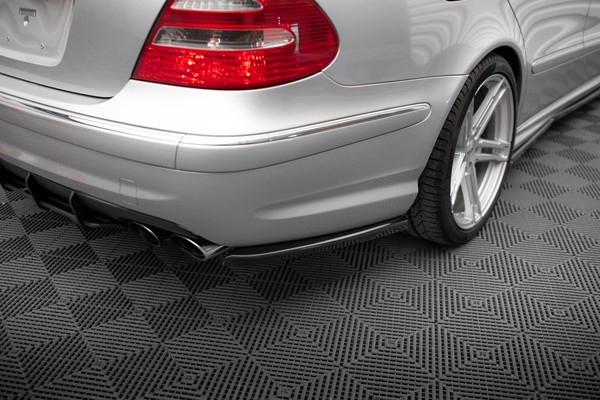 Heckansatz Diffusor Flaps FüR Mercedes-Benz E55 AMG W211 Schwarz HeckschüRze-image
