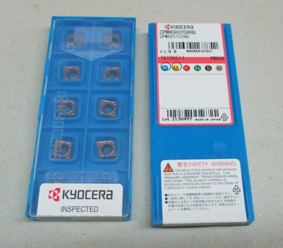 KYOCERA Cermet Inserts CPMH 080208 HQ Grade PR930 PACK OF 10
