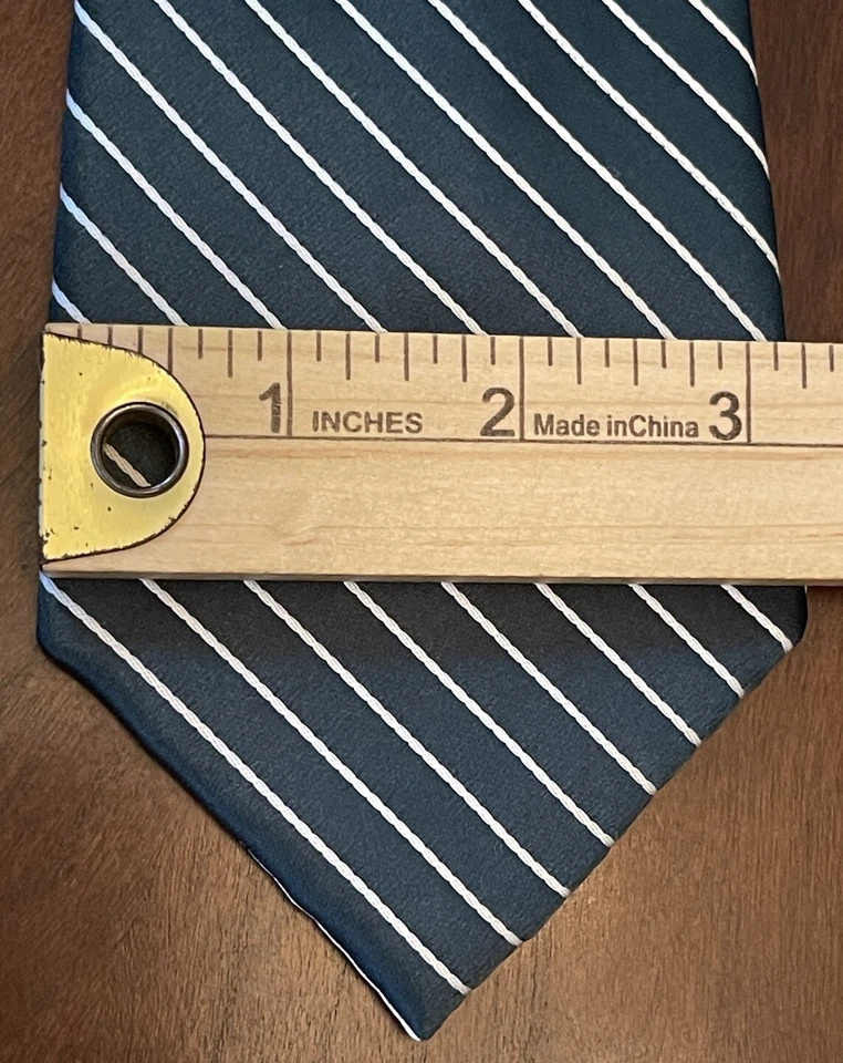 Corbata para el cuello Club Room verde 100 % poliéster para hombre hecha en China Foto 4 de 4