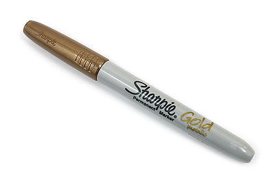 Sharpie Metallic feine Spitze Kugelspitze Permanent Marker Stifte Gold Silber Bronze