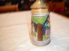 Vintage Antique  Porcelain Beer Stein Mug with Lid,   STAMPED JAPAN — photo 4