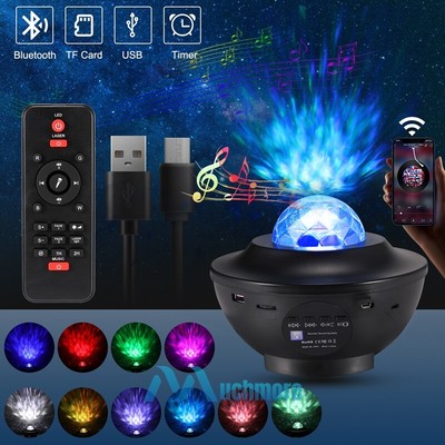 Star Projector Galaxy Night Light Bluetooth Speaker with Remote for Kids Bedroom