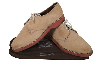 Vintage Allen Edmonds Orlean Tan Suede Leather Dress Shoes  display picture 3