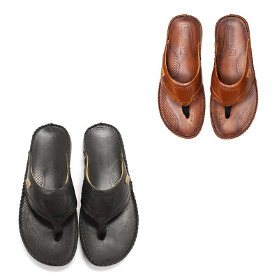 Men Pikolinos Tarifa Leather Thong Sandals T-Strap Comfort  display picture 1