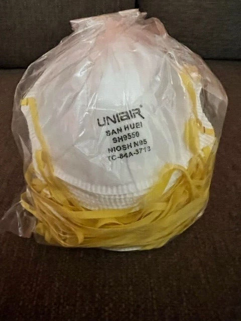 UNIAIR N95 NIOSH Approved Disposable FACE MASK 20 ct FREE SHIPPING!!!