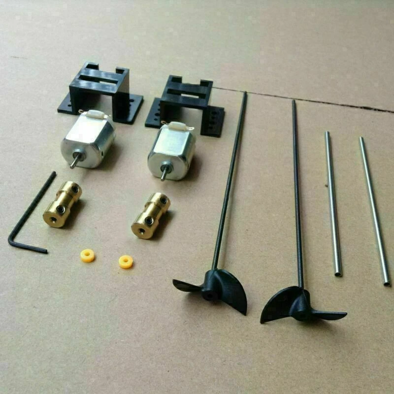 25mm 130 Motors Propellers 15CM Shaft Kit Set For DIY Model RC Boat - Image 2 of 4