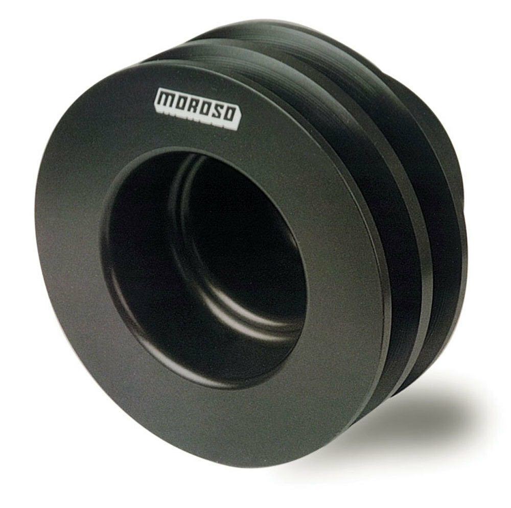 Billet Aluminum Crankshaft Pulley For Mopar 273 318 360 V8 Engines - Polished Finish