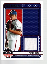 2023 USA Stars & Stripes U18 WC Chinese Taipei Mat'l #U18-YEW Yen-en Wang