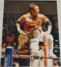 Kushida Signed 16x20 Photo BAS COA New Japan Pro Wrestling Picture ROH TNA Auto