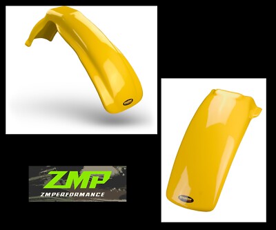NEW SUZUKI 82-83 RM125 RM250 RM465 83-84 RM500 YELLOW FRONT AND REAR FENDERS