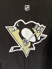 NHL Hockey T-Shirt Large #71 Evgeni Malkin Pittsburgh Penguins Team Reebok Tee