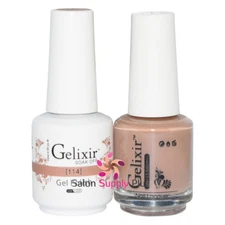 GELIXIR Soak Off Gel Polish Duo Set (Gel + Matching Lacquer) - 114