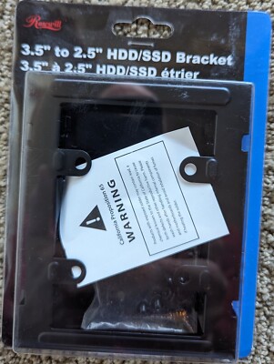Rosewill 3.5'' to 2.5'' HDD/SSD Bracket RDRD-11004, New