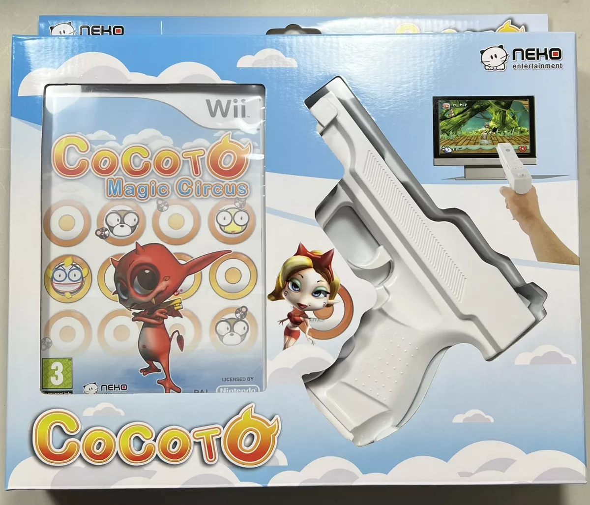 Indskrive Skynd dig Merchandiser Box Pack Game Cocoto Magic Circus Gun New Blister Gun Nintendo Wii | eBay Indskrive Skynd dig Merchandiser Box Pack Game Cocoto Magic Circus Gun New Blister Gun Nintendo Wii | eBay