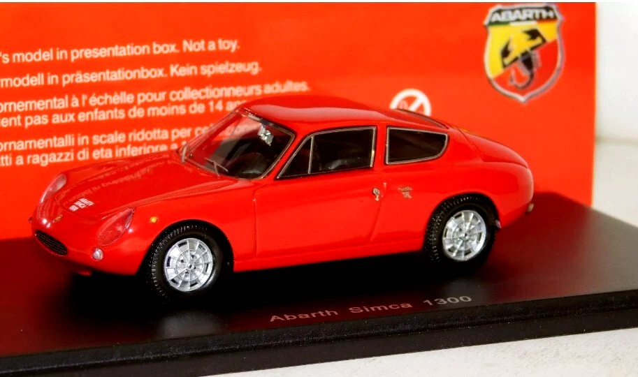 ABARTH SIMCA 1300 RED SPARK S1303 1:43  - Image 2 of 4
