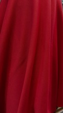 4 METRES GOOD QUALITY DOUBLE KNIT JERSEY PONTE ROMA PLAIN DRESS FABRIC RED CHEAP
