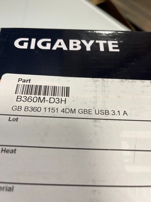 Gigabyte B360M-D3H LGA 1151 Micro ATX Motherboard