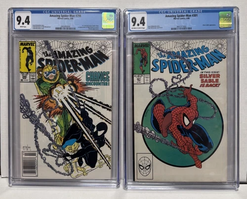 Amazing Spider-Man #298 CGC 9.4, #301 CGC 9.4 BUNDLE