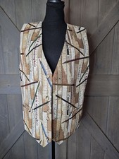 Vintage Pencil Ruler Vest sz XL