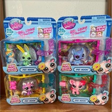 Littlest Pet Shop Fairy Nights Collection Pet Nook Complete Set 441- 444 G7