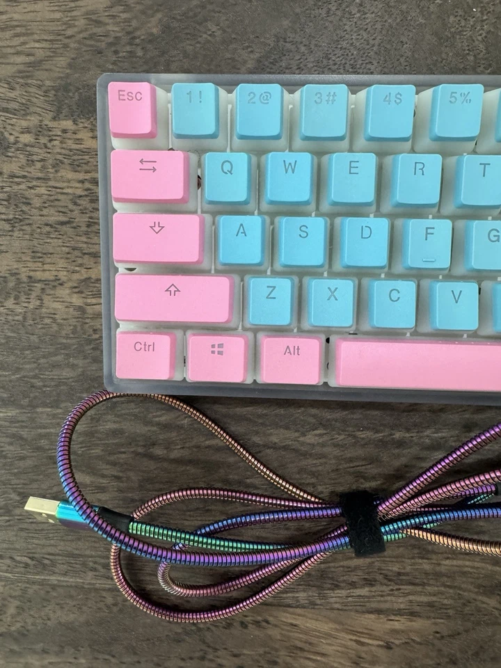 Clix Matrix Cotton Candy Keyboard 🎹 Gateron Silver Switches – Open Box Tested - Image 2 of 4