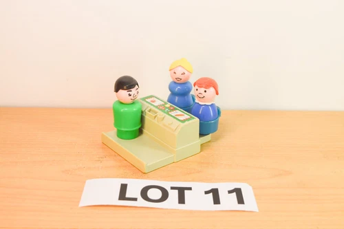 Vintage Fisher Price Little People Toy Lot  1960s-70s Figurines & Vehicles Lot11