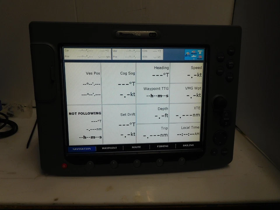 Pantalla MFD Raymarine E120 Classic Chartplotter Foto 2 de 4