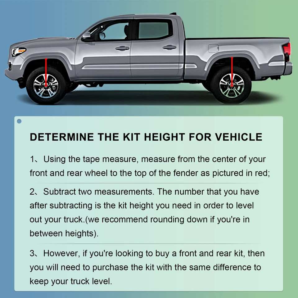 1/2" Front Leveling Kit & Front Complete Struts For 2007-13 Chevrolet Tahoe GMC Foto 4 de 4
