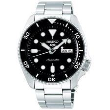 Seiko 5 Sports Automatic Watch SRPD55K1 Black (Same Model As SBSA005)