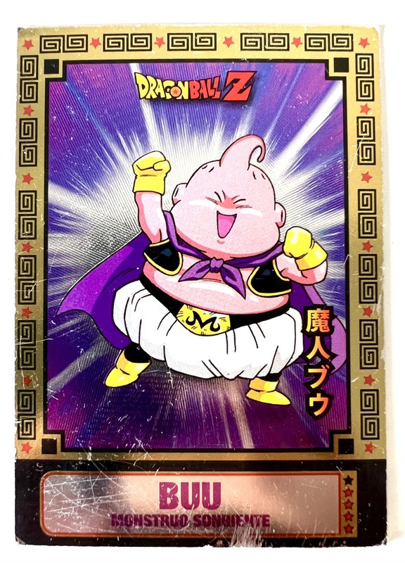 Carta Dragon Ball Z Majin Buu X27 Monstruo Sonriente Buen Estado