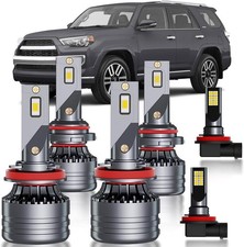 NEW 6-Pack Low Beam / High Beam / Fog Lights Combo - Jeep Cherokee (2019 - 20)