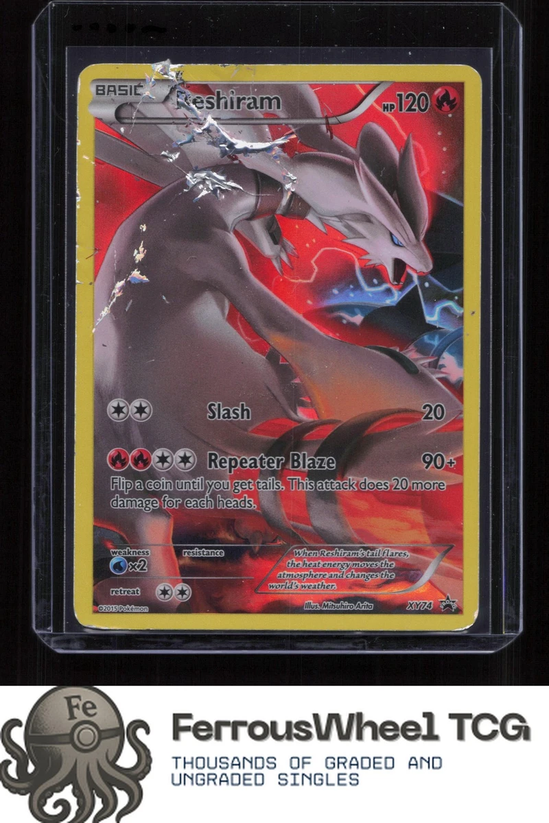 reshiram full art pokemon card POKEMON 25TH ANNIVERSARY CELEBRATIONS main image 1